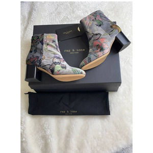 Rag & Bone Drea Boot 36 Velvet Floral